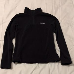 Columbia Women's Classic Black Quarter Zip Pull Over Sweater